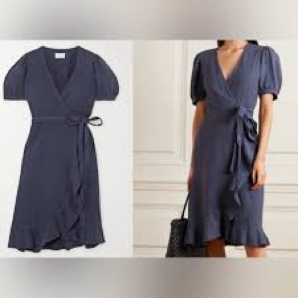 J. Crew navy linen wrap dress is available for purchase on au PAY Market -  Imported Goods Online Store Co.Ltd. | au PAY Market - Online Shopping Site